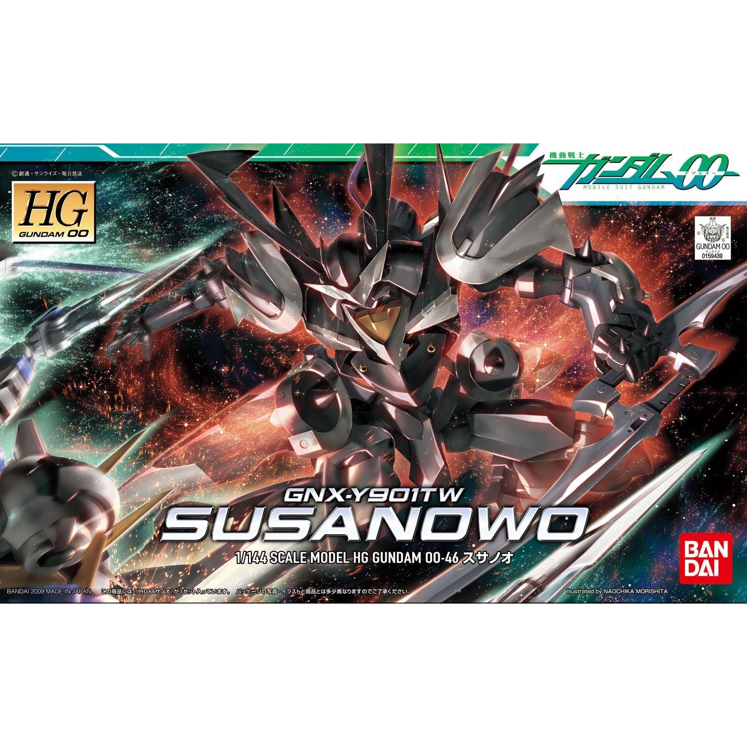 Figura de Acción Bandai Hobby #46 Susanowo Gundam 00 1/144