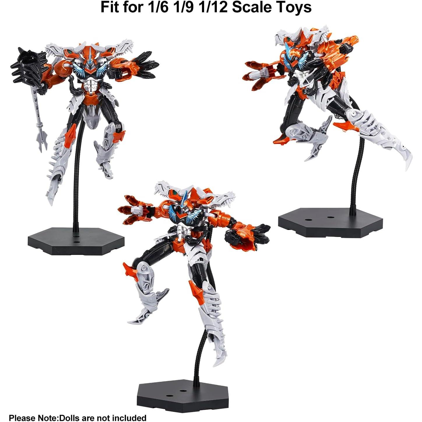 Soporte de Figura de Acción Yocoolfun 2 Piezas 30.48cm Negro