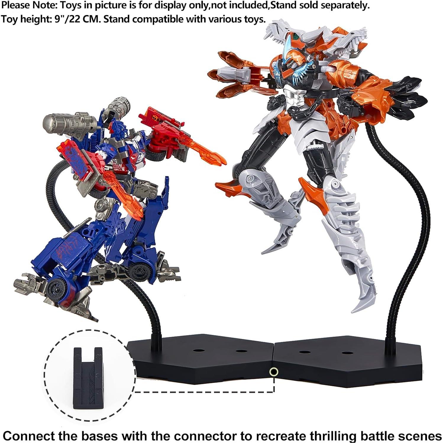 Soporte de Figura de Acción Yocoolfun 2 Piezas 30.48cm Negro