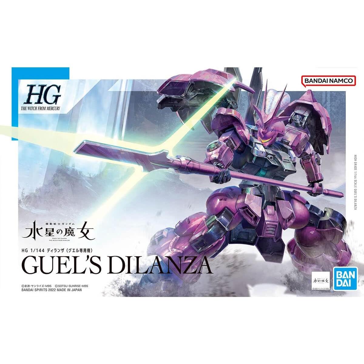 Modelo a Escala Bandai HG 1/144 Guel's Dilanza Púrpura
