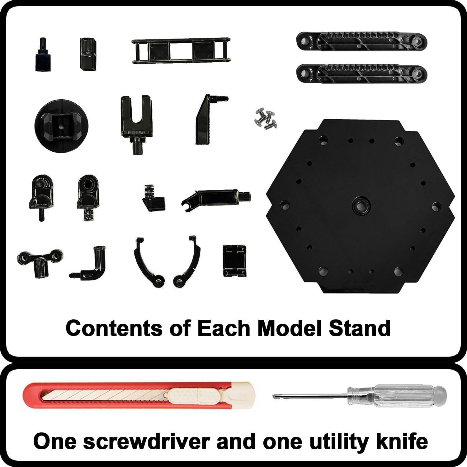 Soporte de Exhibición AooBaBa para Figuras de Acción Gundam - 6 Juegos