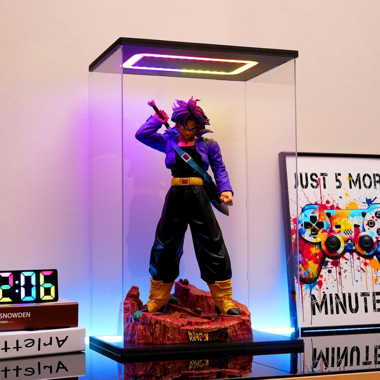 Caja de Exhibición Acrílica LED AZEYN 35.5x25.4x53.3 cm