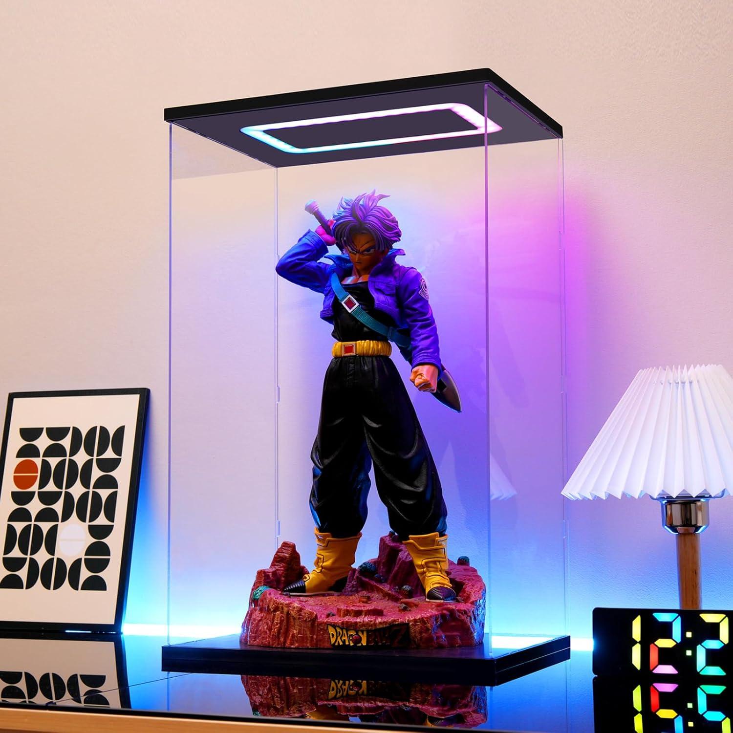 Caja de Exhibición Acrílica LED AZEYN 35.5x25.4x53.3 cm