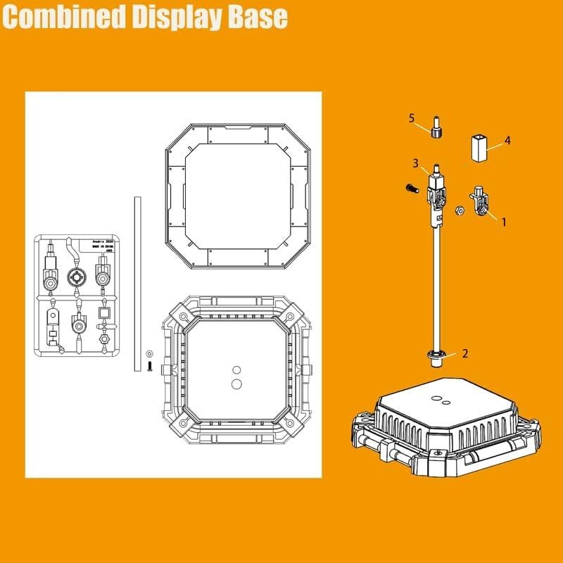 Base de Exhibición para Figuras Gundam 1/144 y 1/100