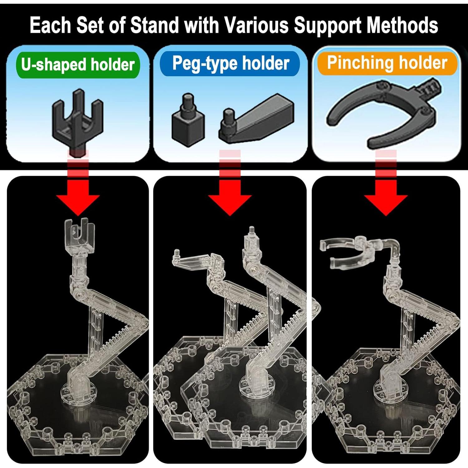 Soporte de Exhibición AooBaBa para Figuras Gundam - 6 Sets