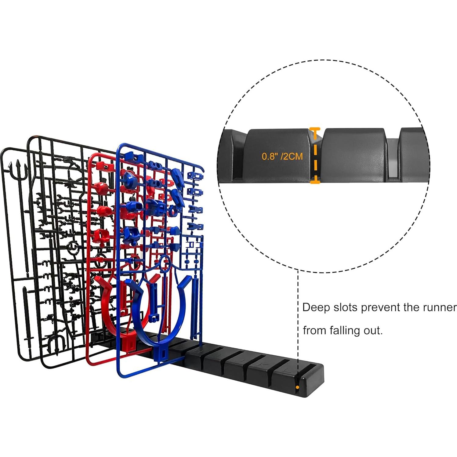Soporte Organizador para Sprue Gundam Maptipjoy Negro 12 Ranuras