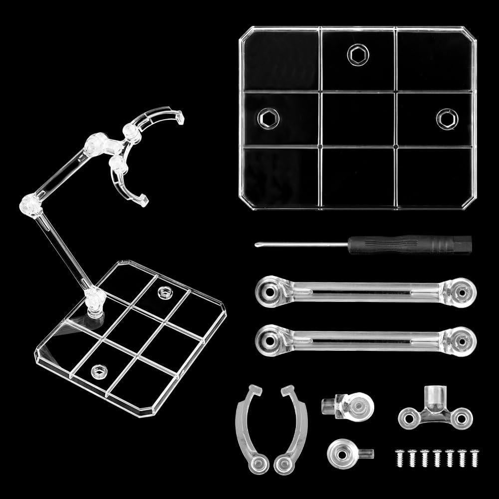 Soporte para Figuras de Acción HMIEPRS 10 Pcs Base Transparente