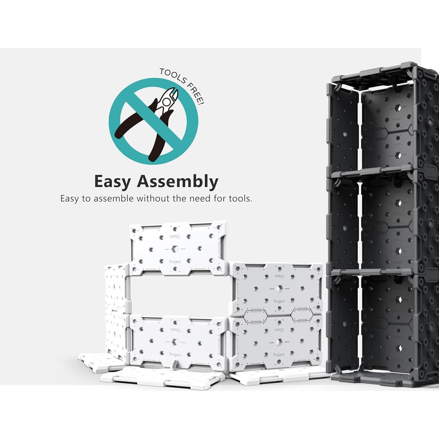 Soporte para Figuras de Acción SPARKSTOY Gris Blanco 14x20cm