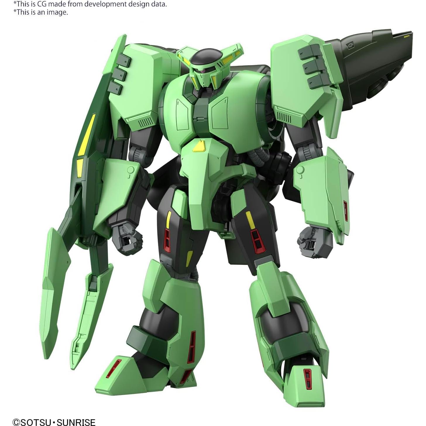 Modelo de Plástico BANDAI HG Zeta Gundam 1/144 Verde