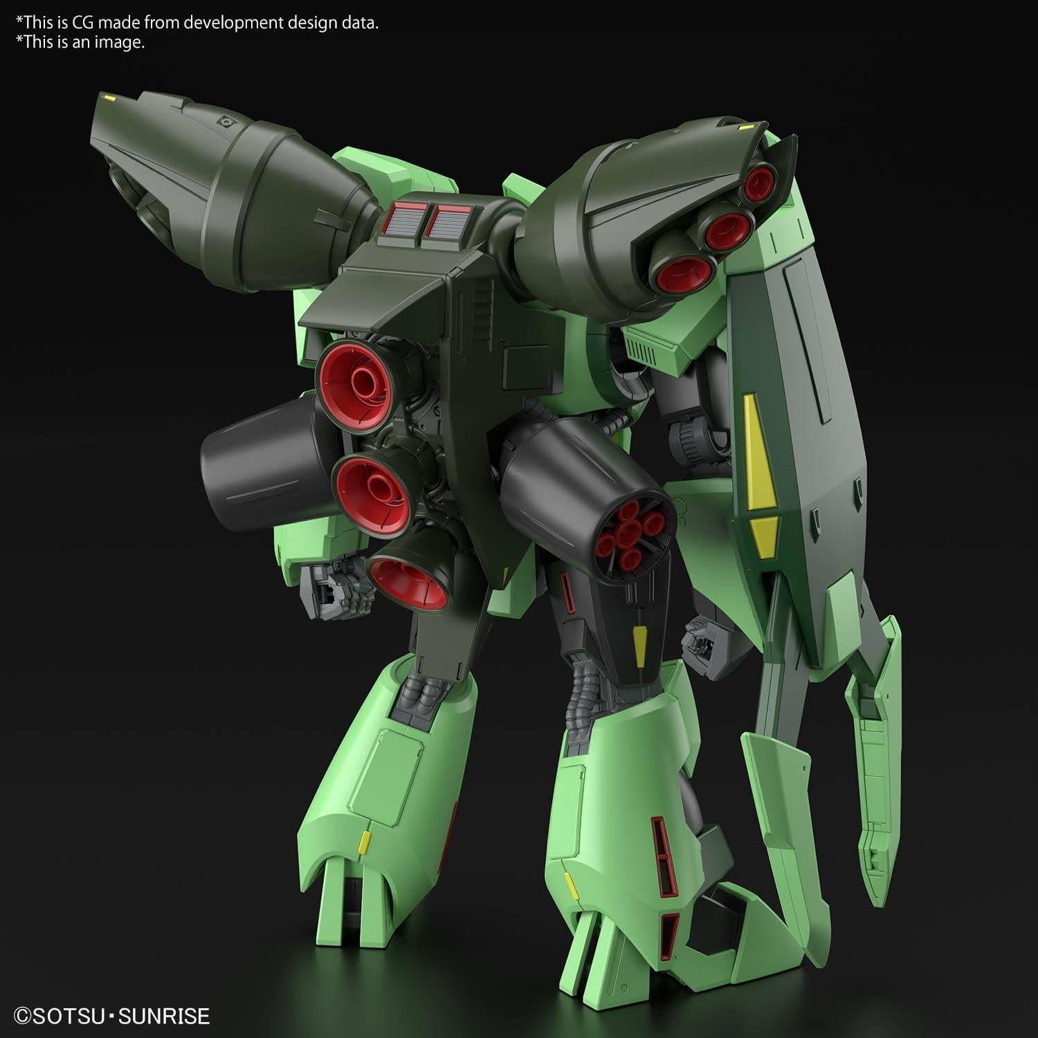 Modelo de Plástico BANDAI HG Zeta Gundam 1/144 Verde