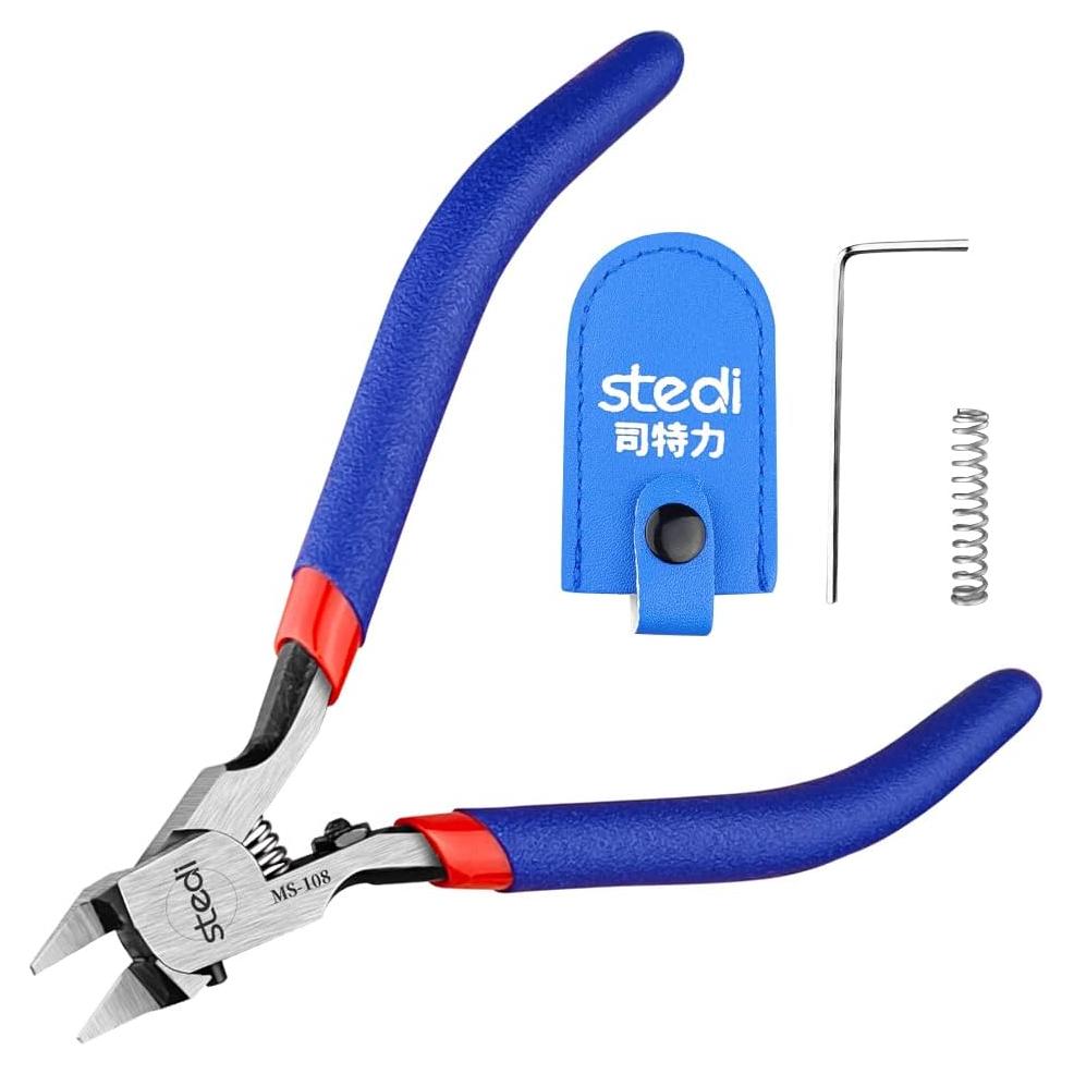 Alicate de Modelo Stedi MS-108 Azul 12.7 cm Cuchilla Ultra Delgado