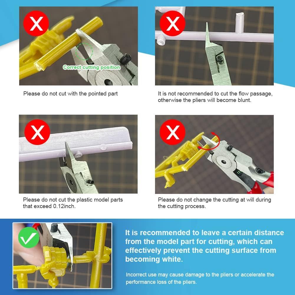 Alicate de Modelo Stedi MS-108 Azul 12.7 cm Cuchilla Ultra Delgado