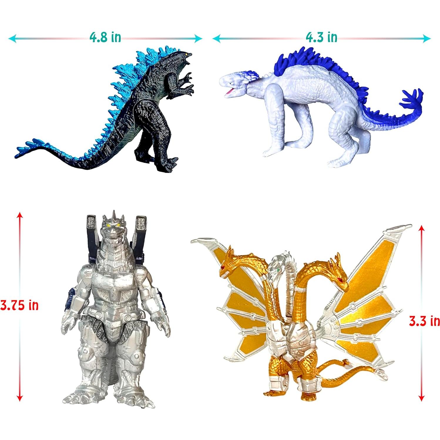 Conjunto de 10 Figuras de Acción Godzilla x Kong TwCare