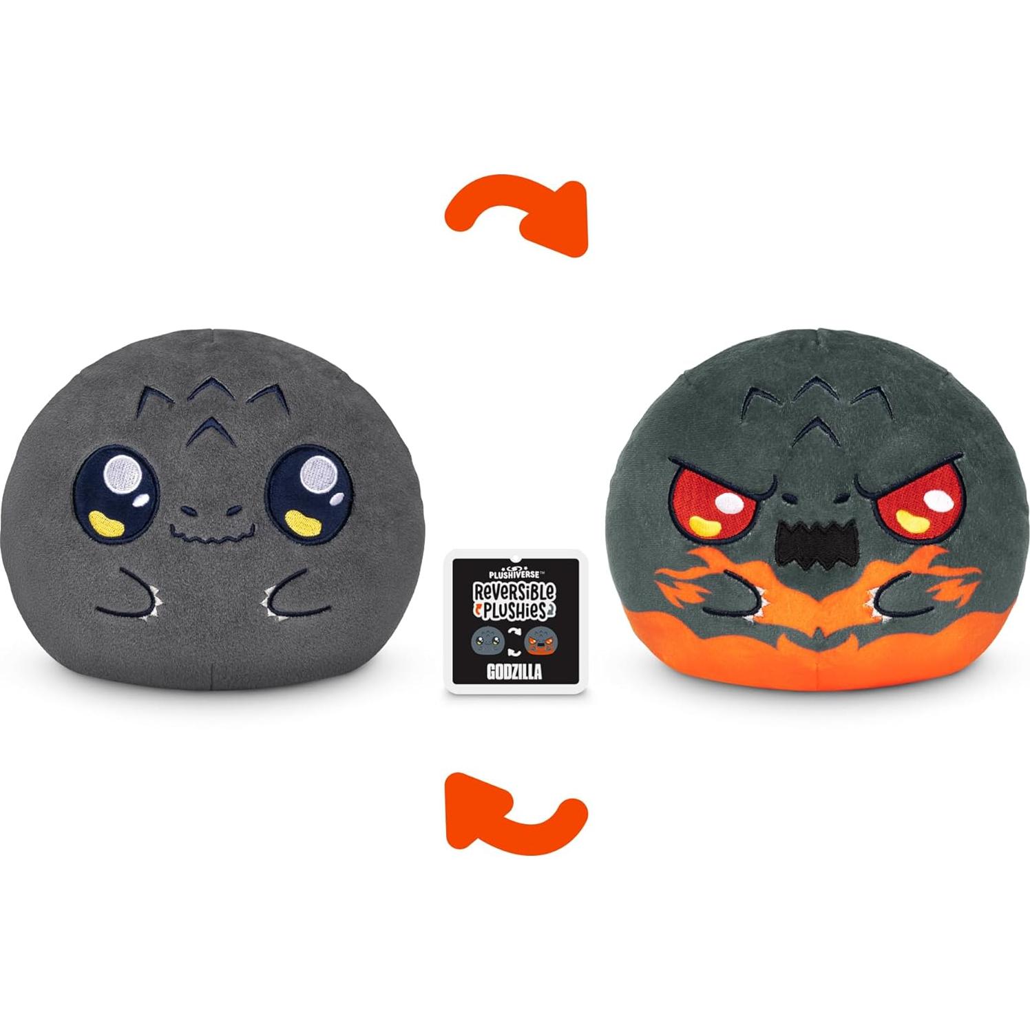 Peluches Reversibles Godzilla TeeTurtle 15 cm Suave Kawaii