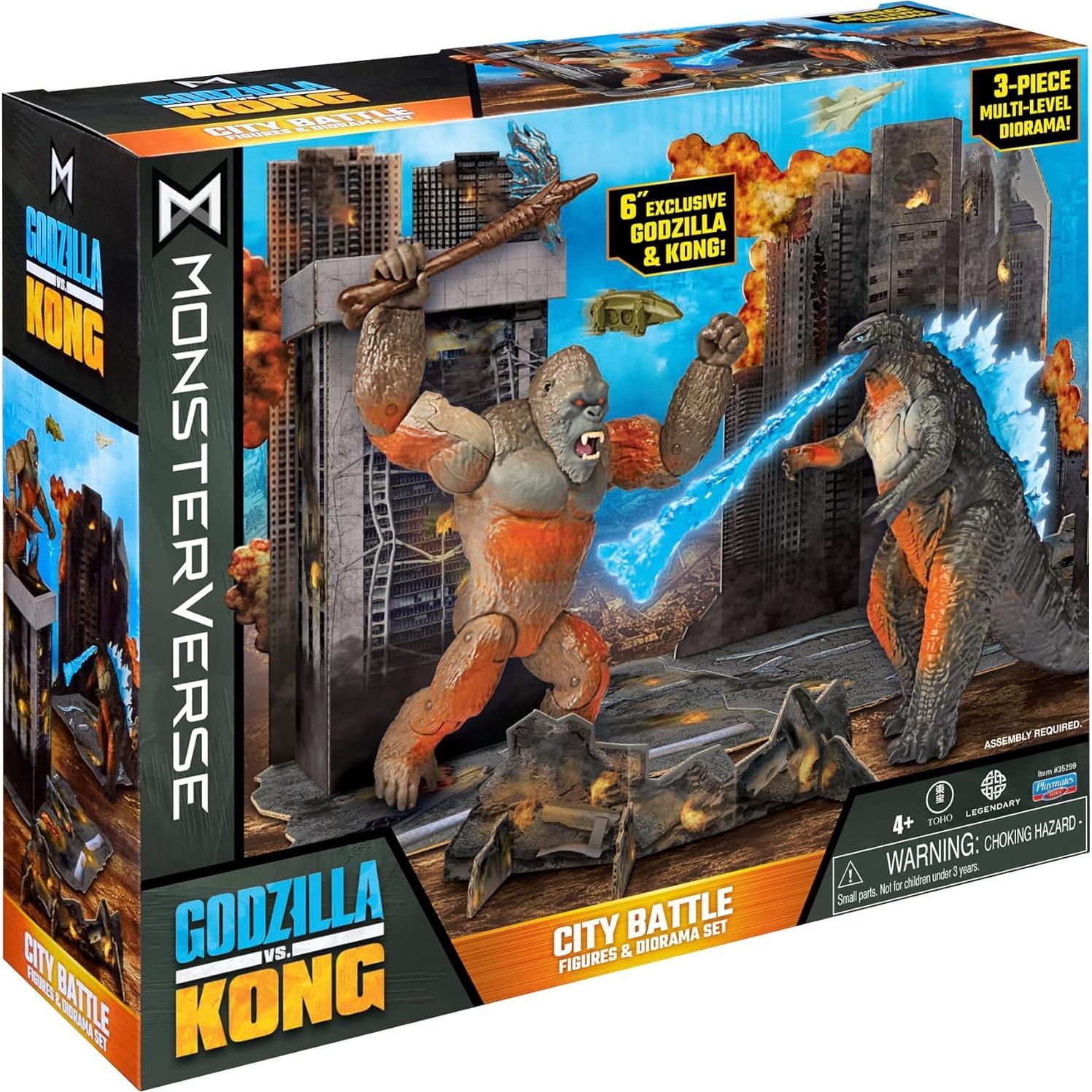 Paquete de Batalla Godzilla vs Kong Playmates 30.48 cm