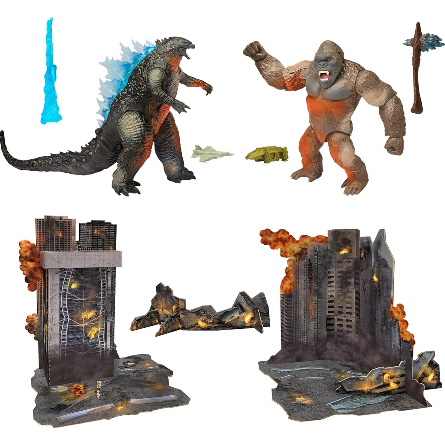 Paquete de Batalla Godzilla vs Kong Playmates 30.48 cm