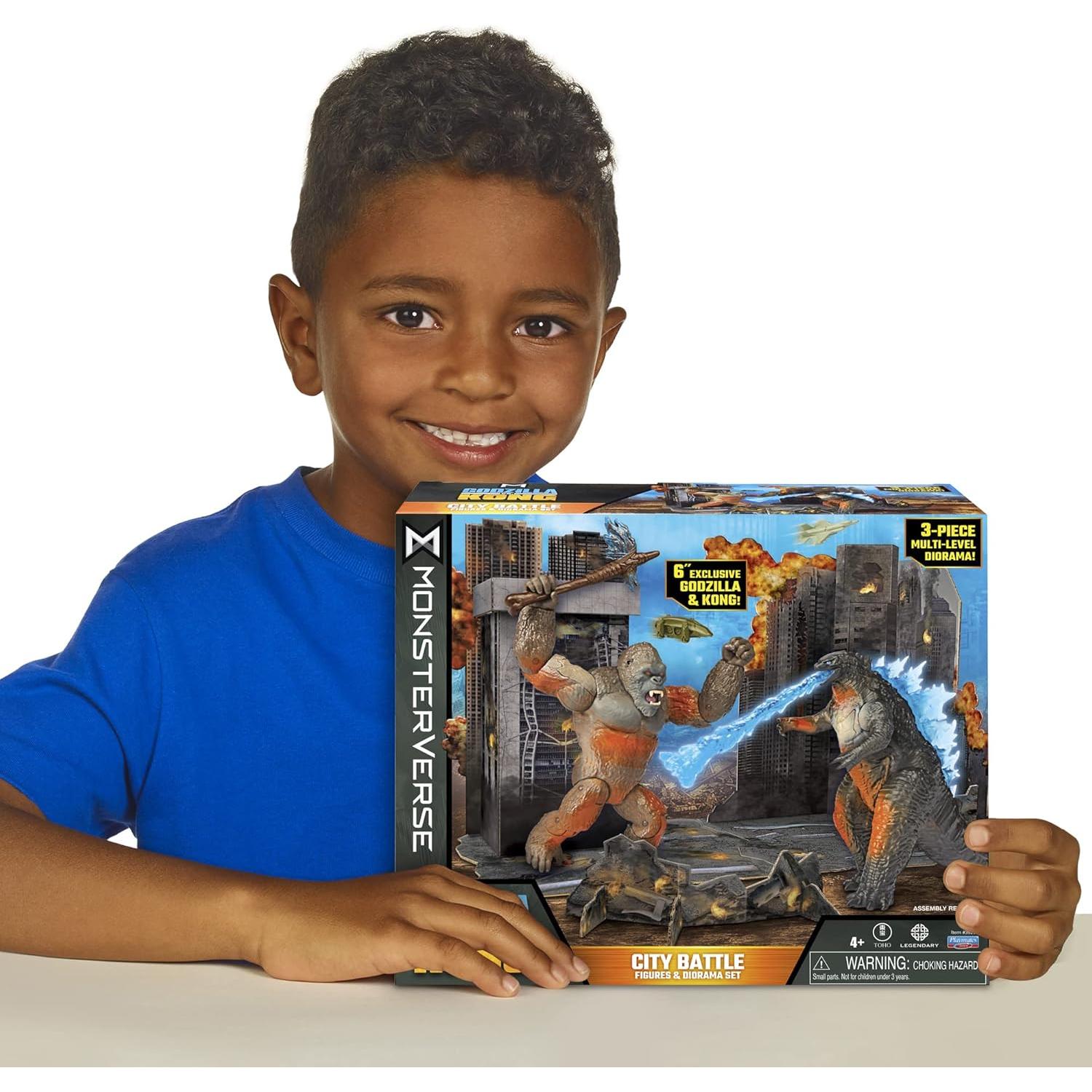 Paquete de Batalla Godzilla vs Kong Playmates 30.48 cm