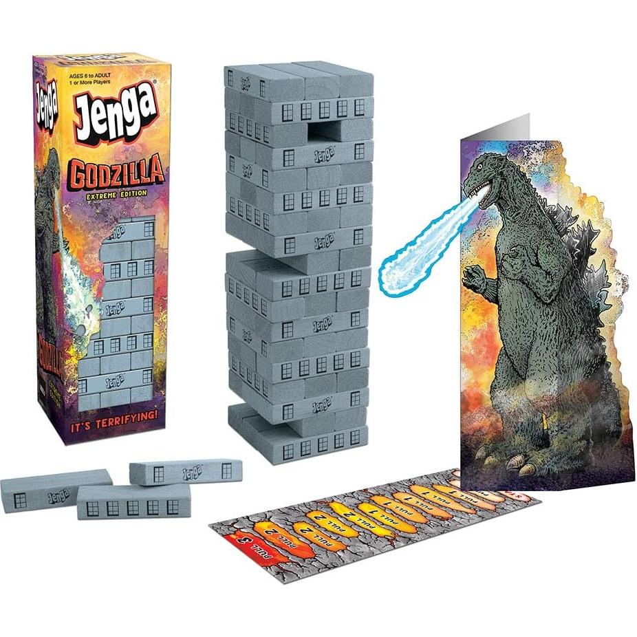 Jenga Godzilla Edición Extrema | Juego Coleccionable 1.07 kg