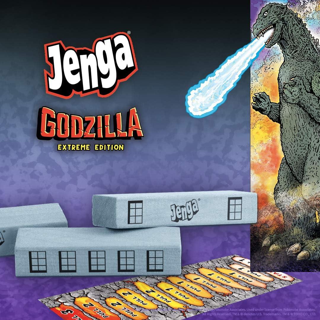 Jenga Godzilla Edición Extrema | Juego Coleccionable 1.07 kg