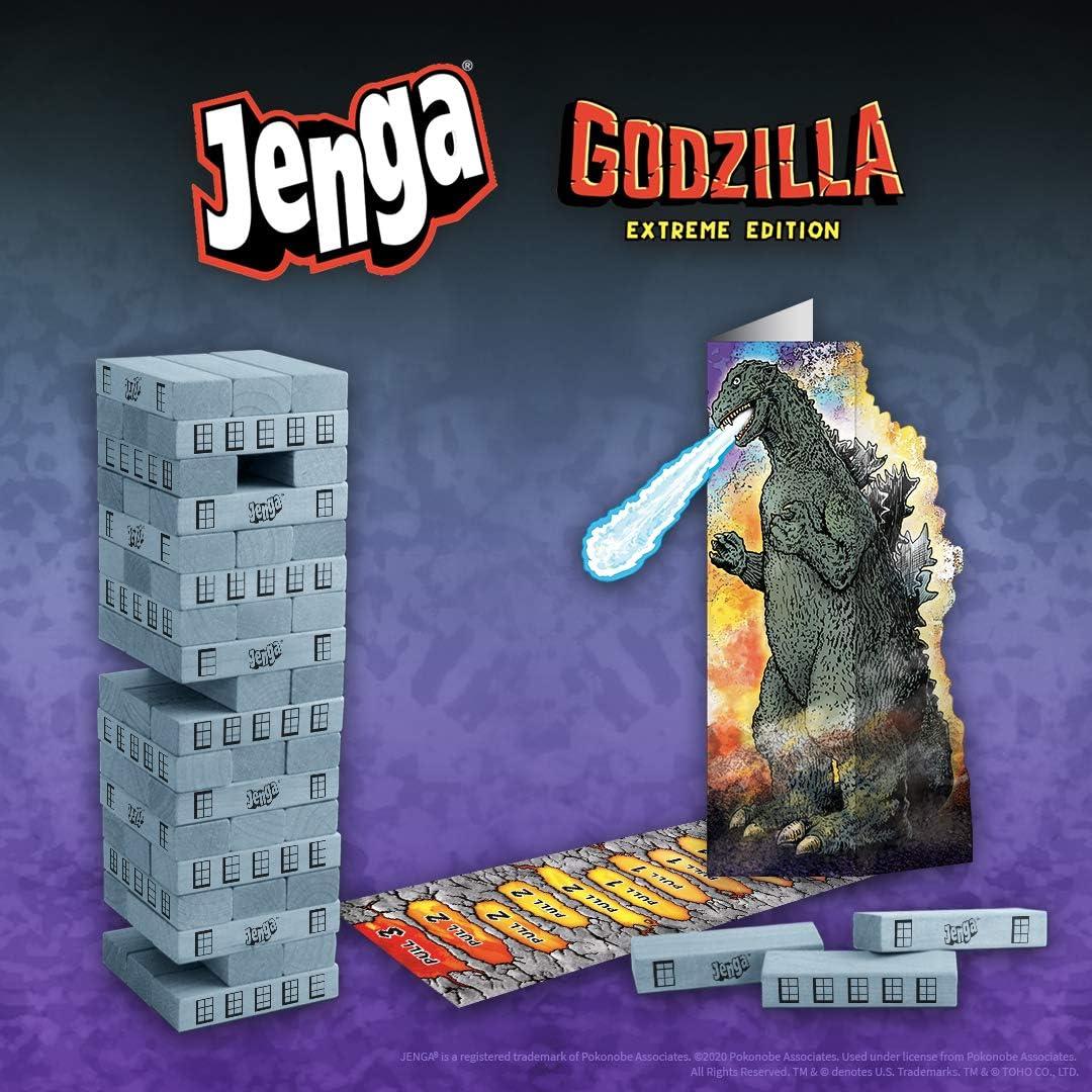 Jenga Godzilla Edición Extrema | Juego Coleccionable 1.07 kg