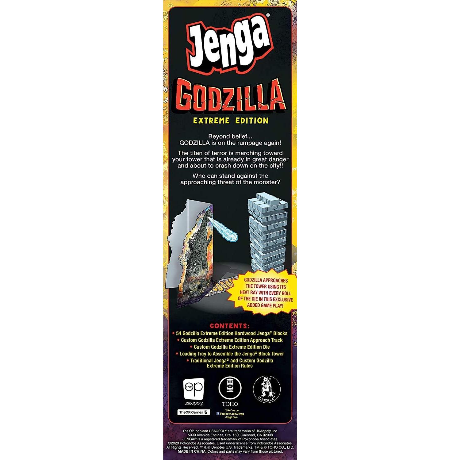 Jenga Godzilla Edición Extrema | Juego Coleccionable 1.07 kg
