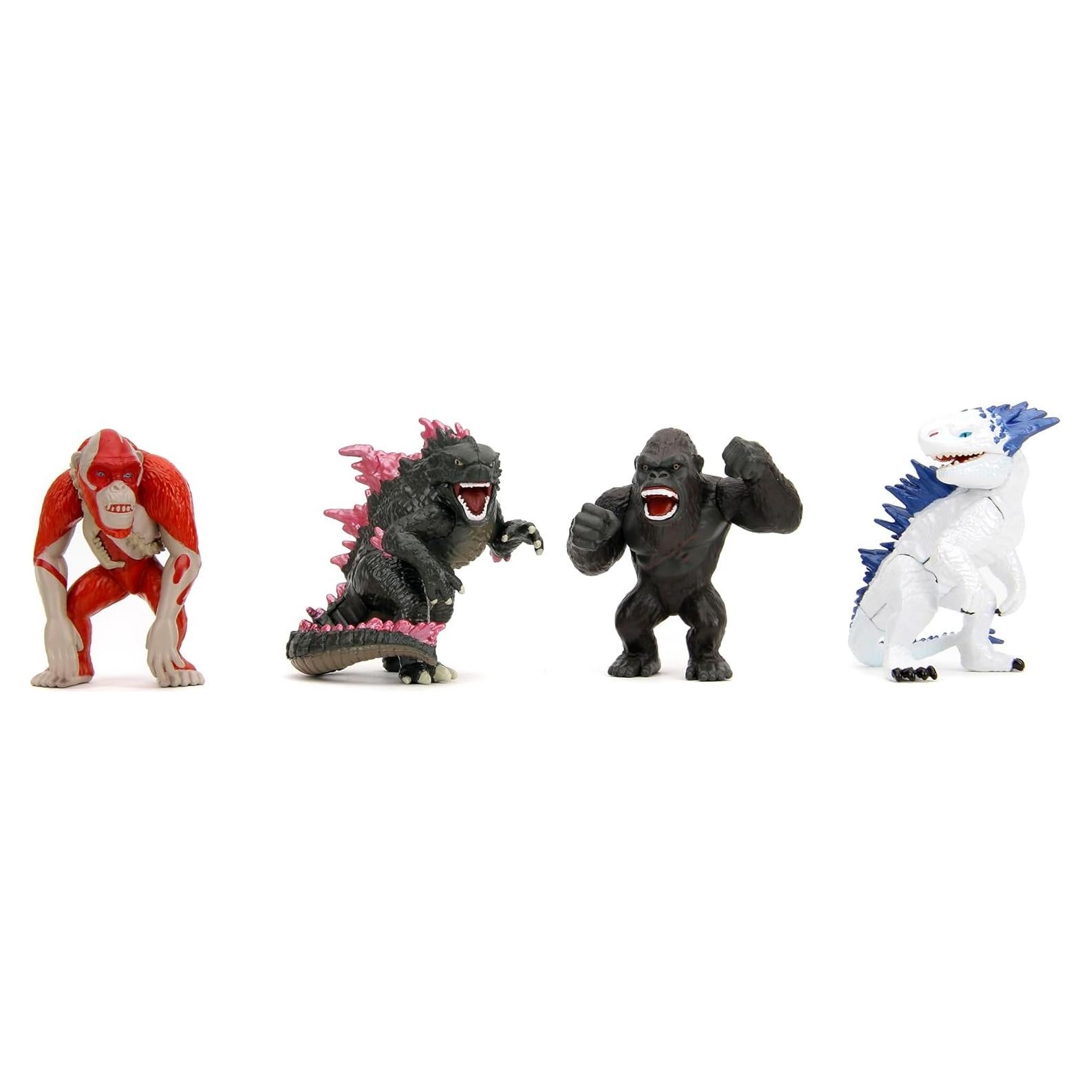 Jada Toys Godzilla x Kong Metalfigs 4 Pack 6.35 cm Figuras