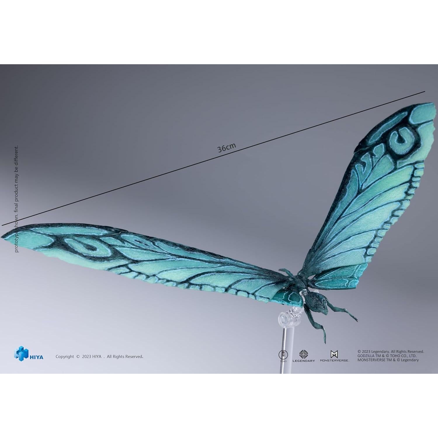Figura de Acción Mothra Titan Esmeralda Hiya Toys 36 cm