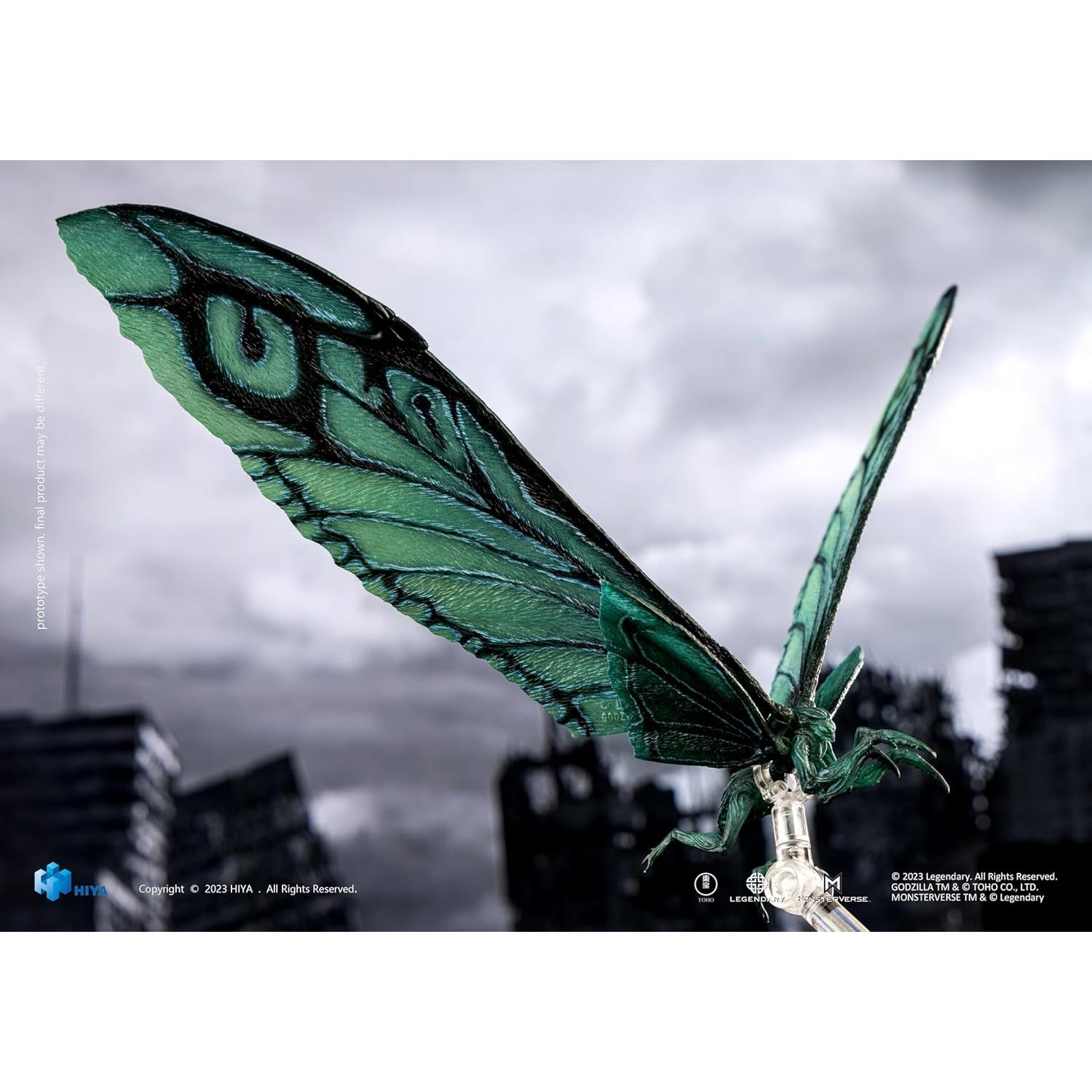 Figura de Acción Mothra Titan Esmeralda Hiya Toys 36 cm