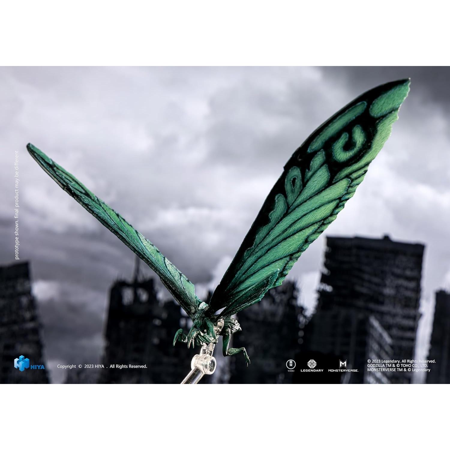 Figura de Acción Mothra Titan Esmeralda Hiya Toys 36 cm