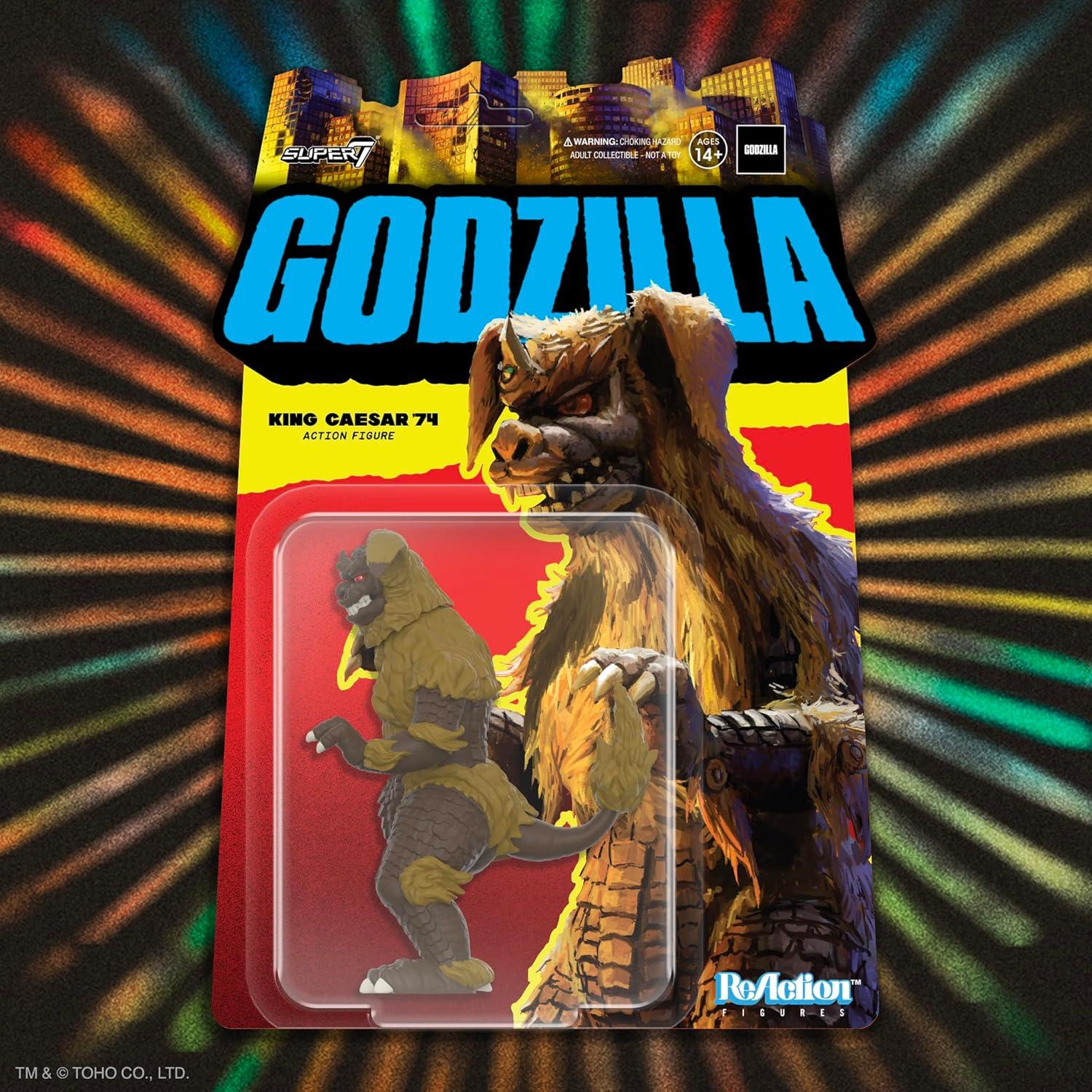 Figura de Acción Super7 Rey Caesar 1974 Godzilla 9.53 cm