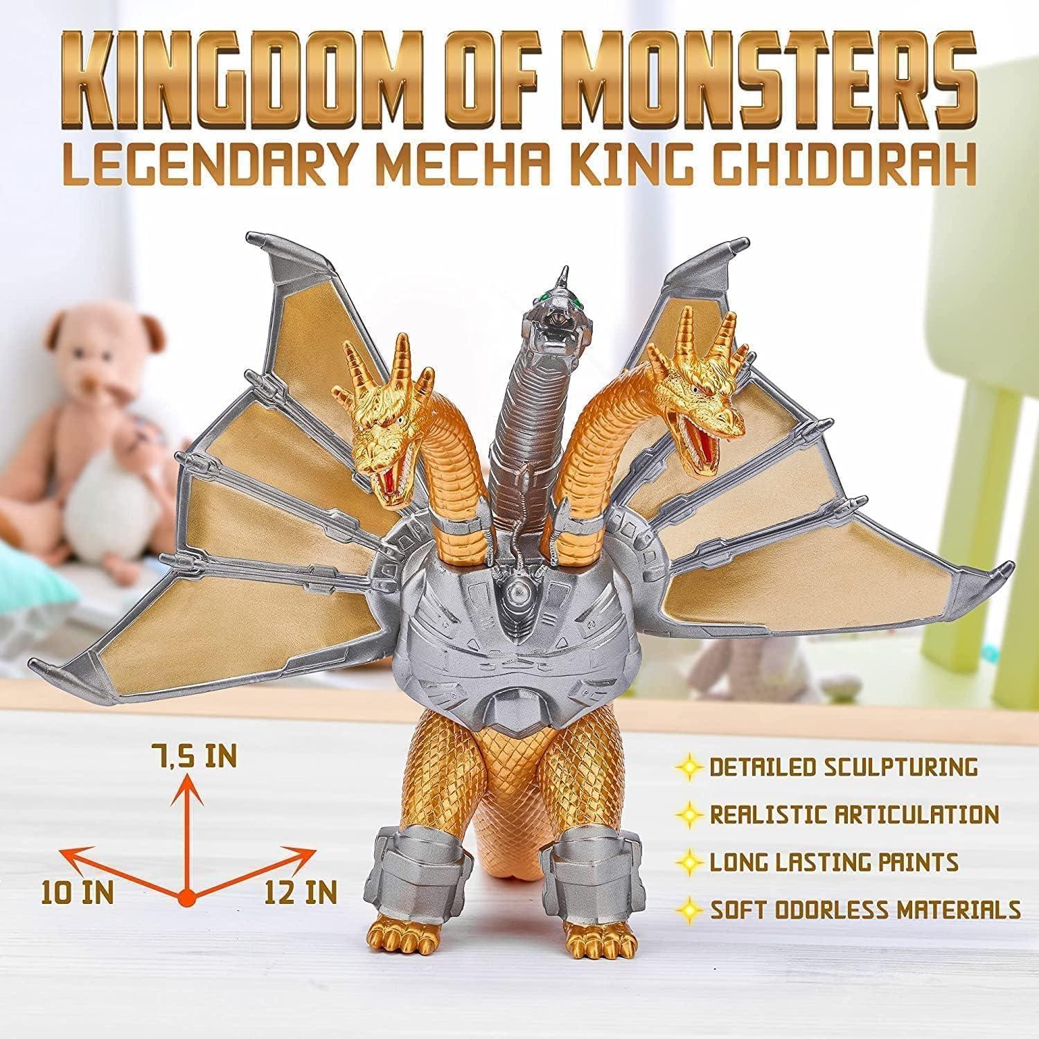 Figura de Acción Zilla vs Mecha King Ghidorah 2024 - MOONTRY