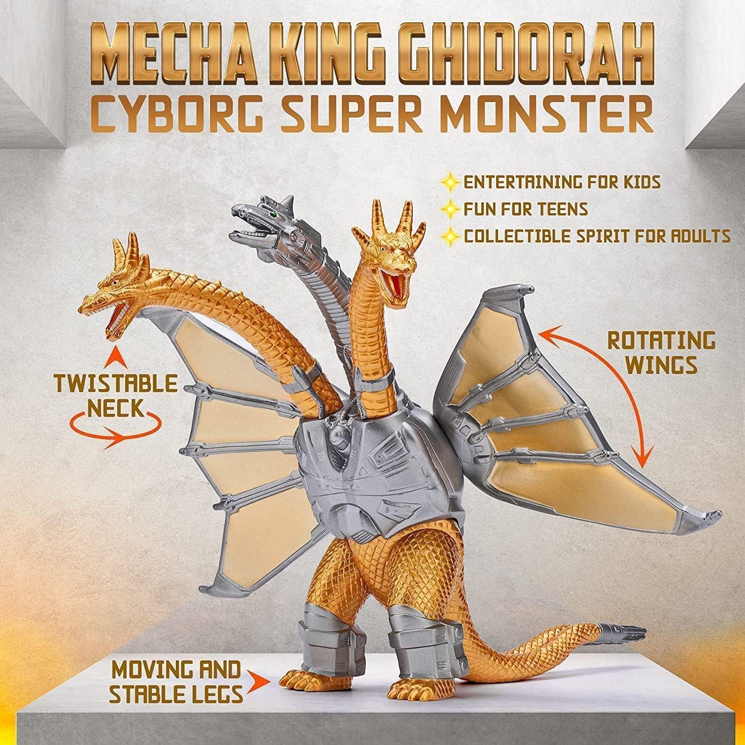 Figura de Acción Zilla vs Mecha King Ghidorah 2024 - MOONTRY