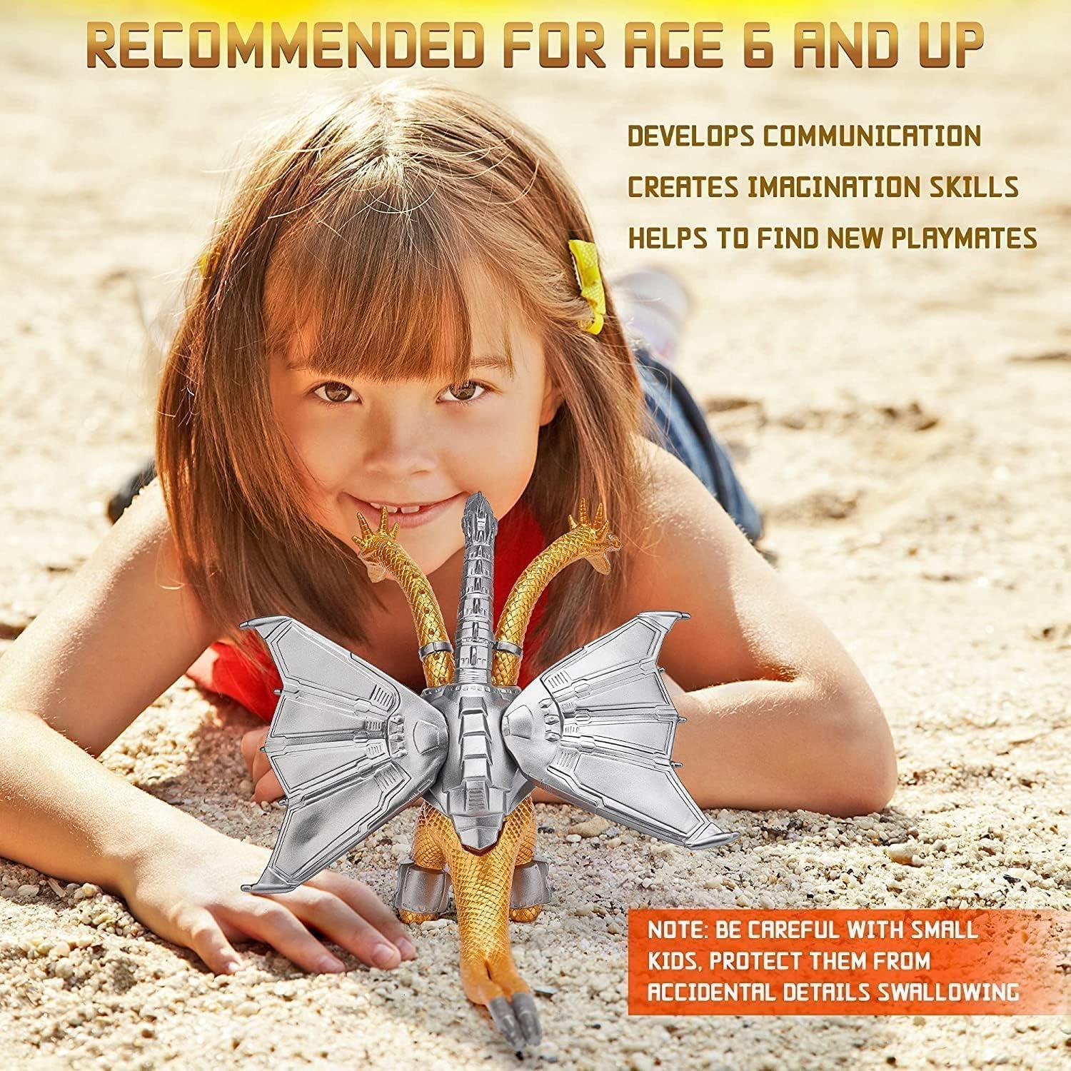 Figura de Acción Zilla vs Mecha King Ghidorah 2024 - MOONTRY