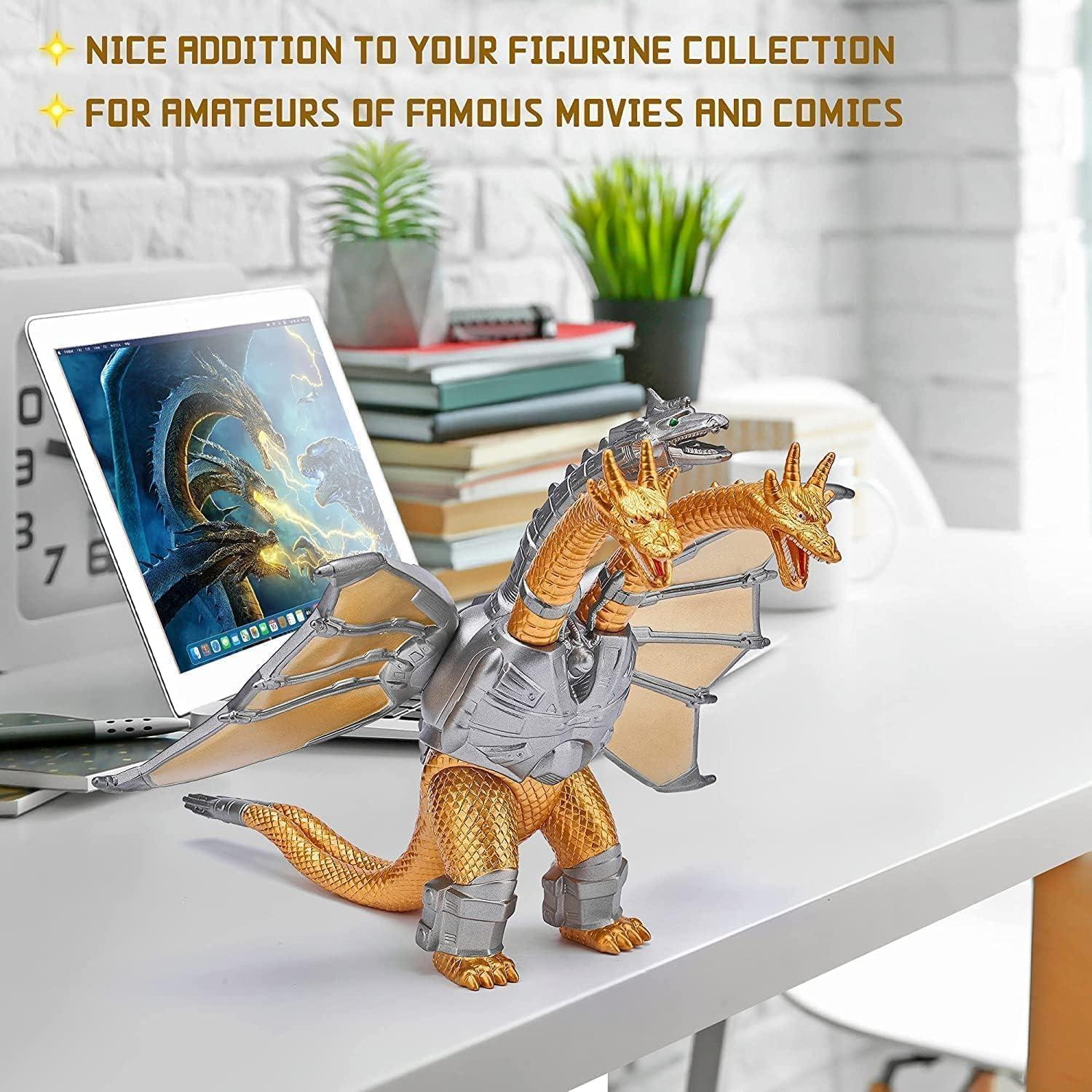 Figura de Acción Zilla vs Mecha King Ghidorah 2024 - MOONTRY