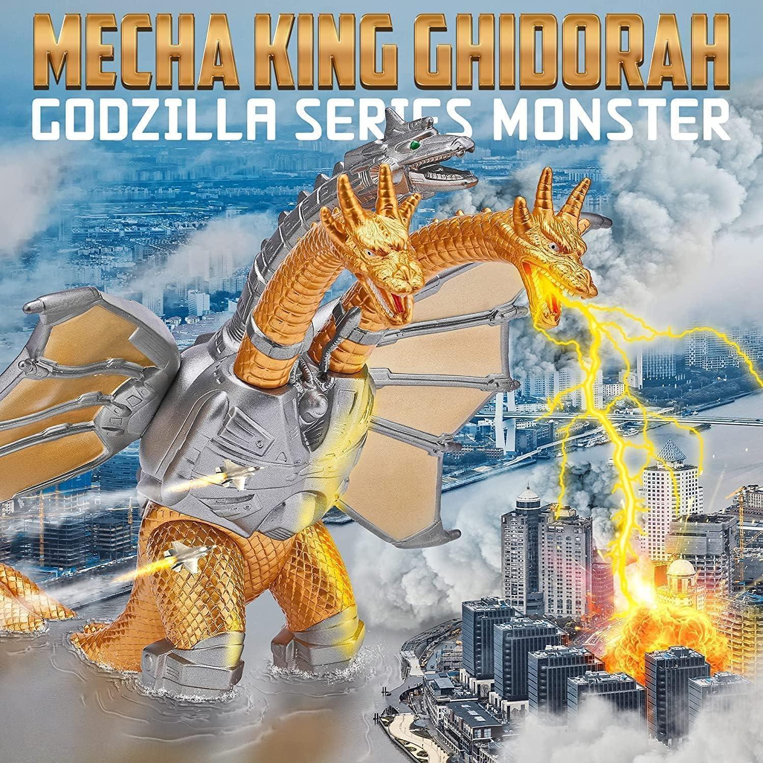 Figura de Acción Zilla vs Mecha King Ghidorah 2024 - MOONTRY