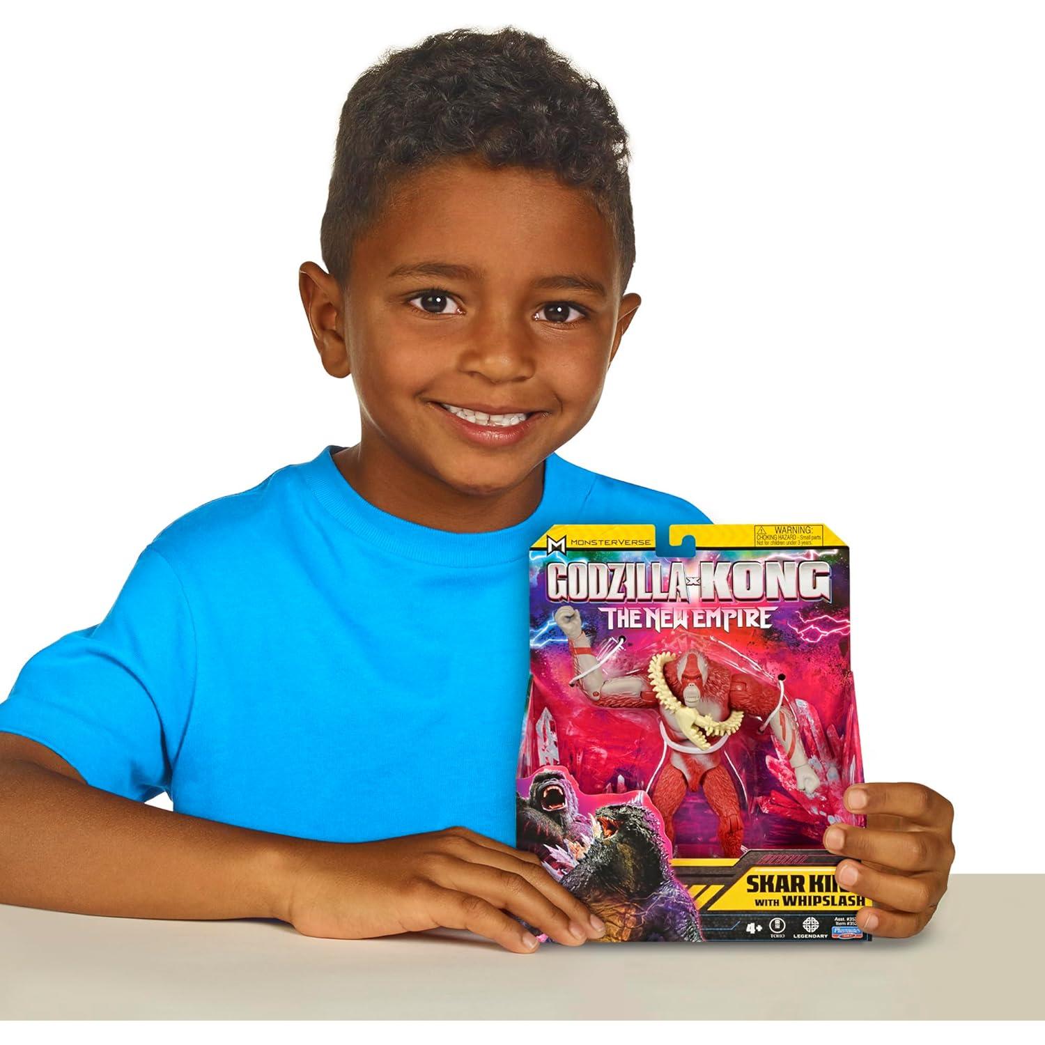 Figura Articulada Godzilla x Kong Rey Skar 14 cm para Niños