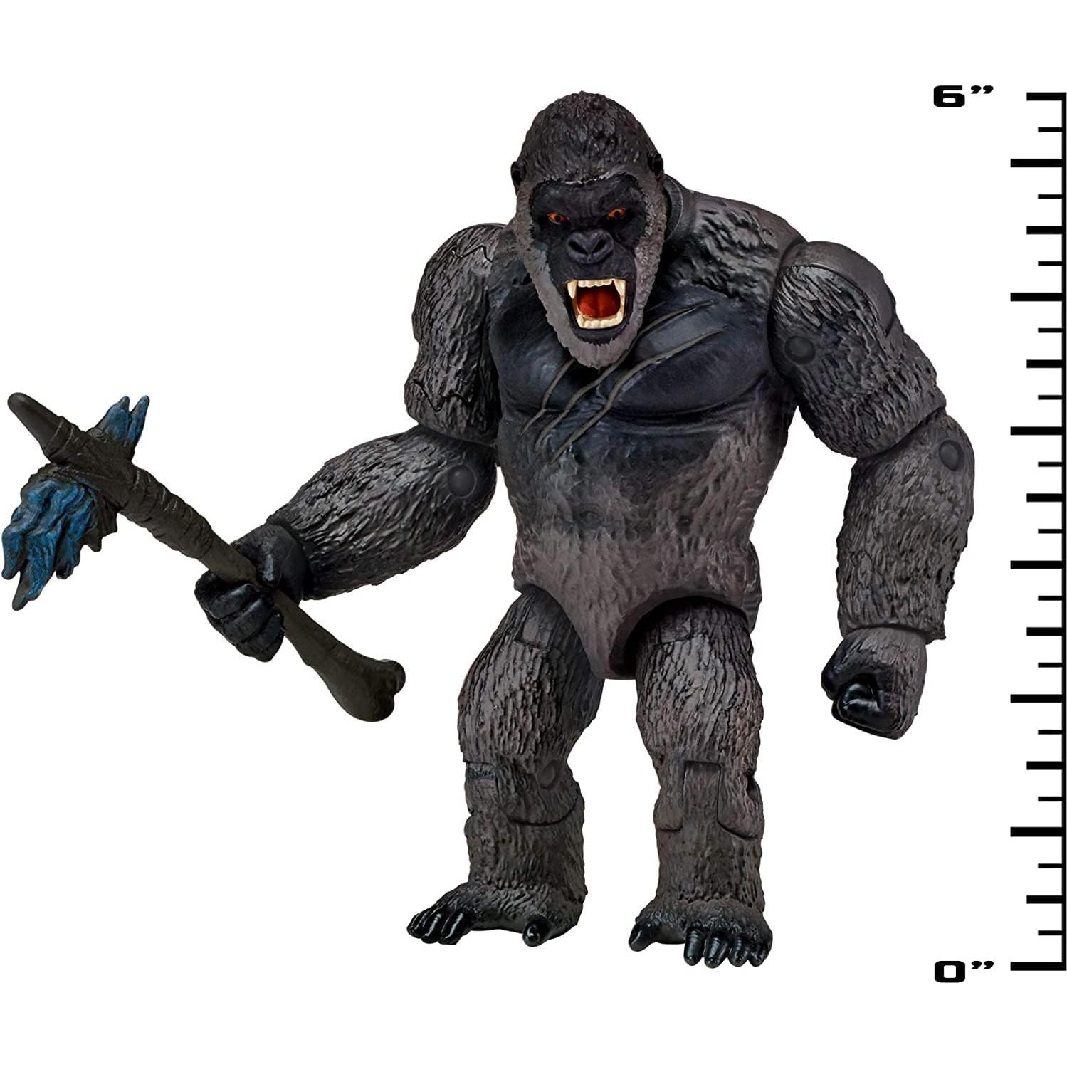 Figuras de Acción PlayMates Godzilla vs Kong con Hacha