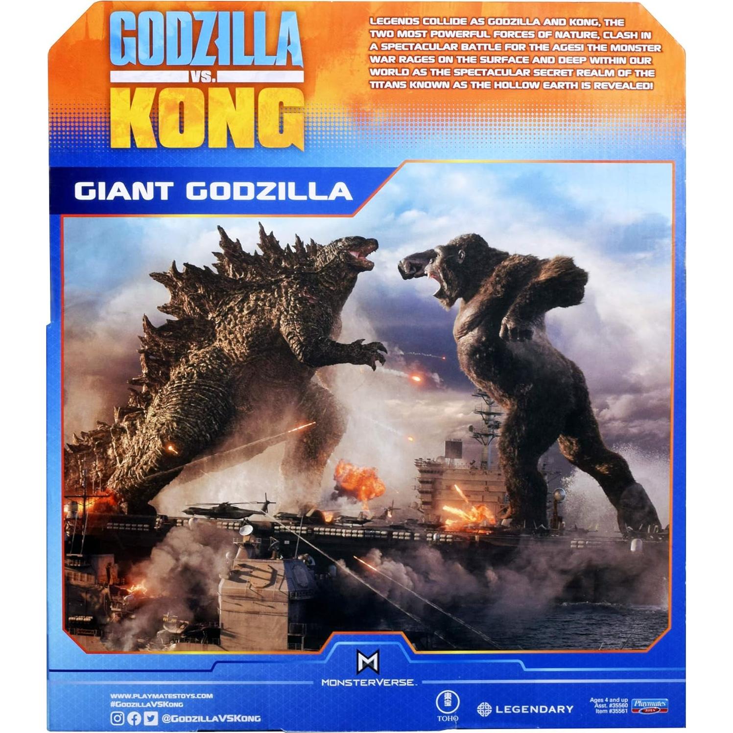 Figura Gigante Godzilla 27.94 cm Godzilla vs Kong