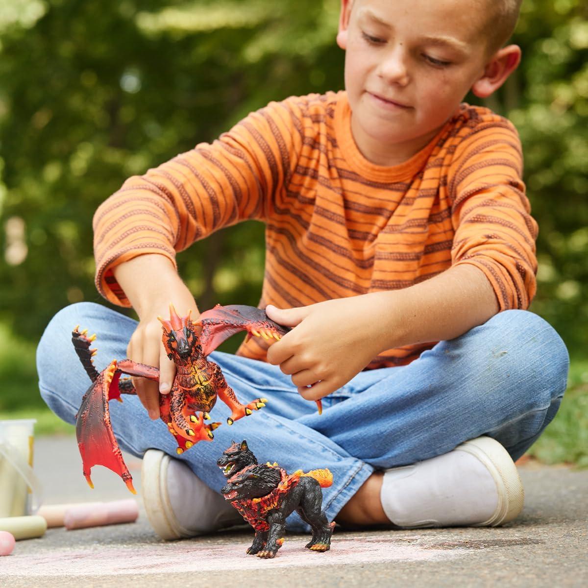 Figura de Perro Hell Hound Schleich 18 cm - Juguete de Fantasía