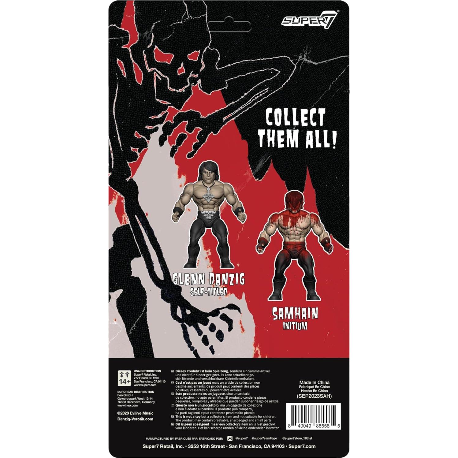Figura de Acción Super7 Glenn Danzig 9.53 cm con Micrófono