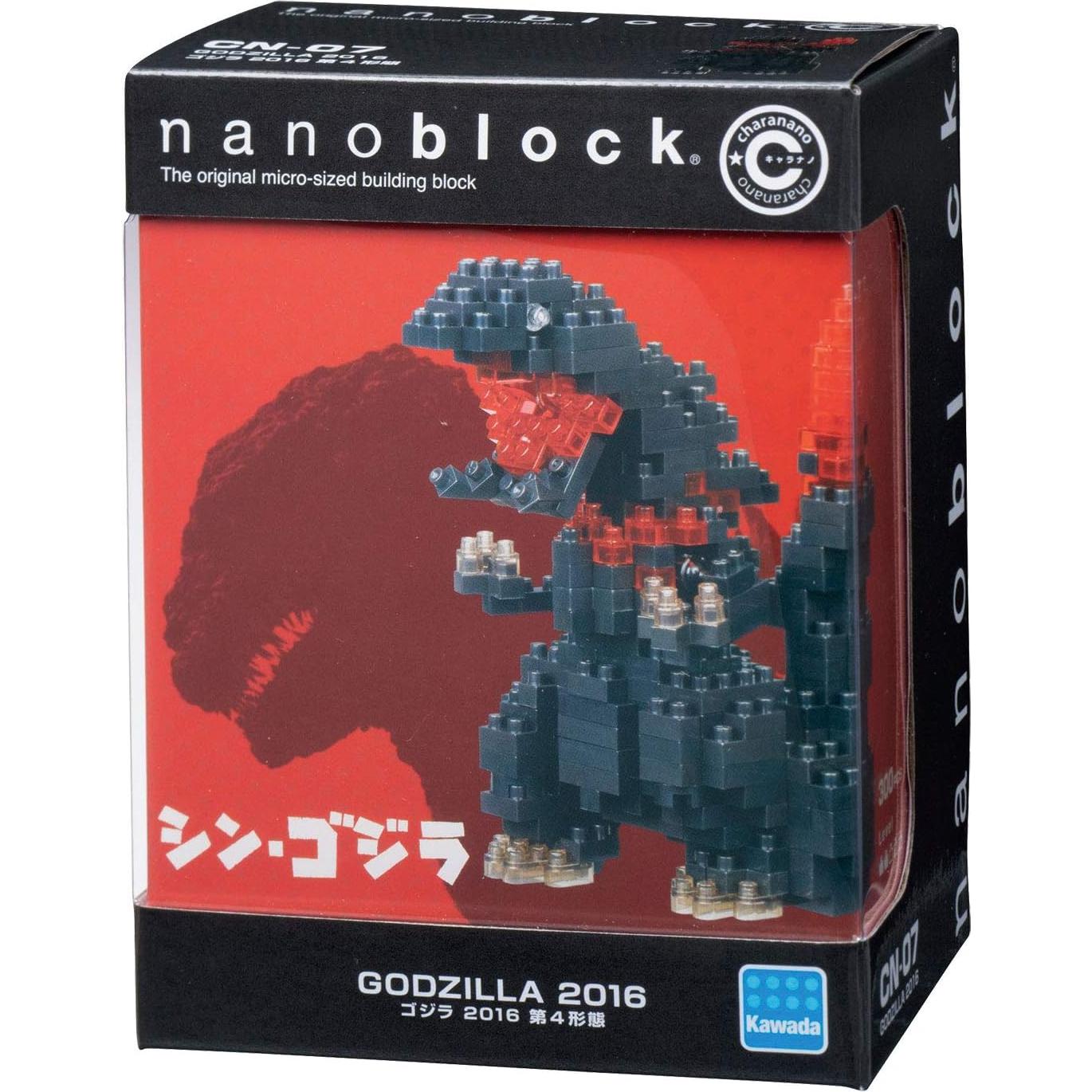 Nanoblock Godzilla 2016 Kit de Construcción 300 Piezas 9.57 cm