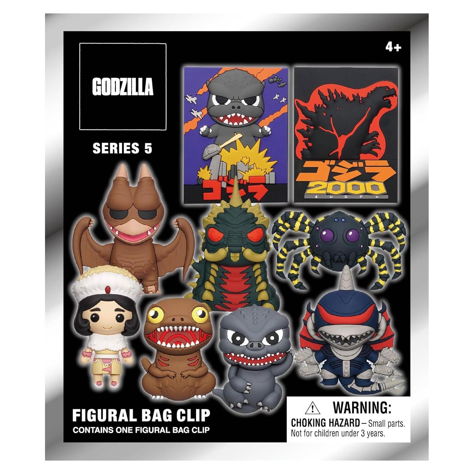 Clip de Bolsa 3D Godzilla Monogram Internacional - Sorpresa