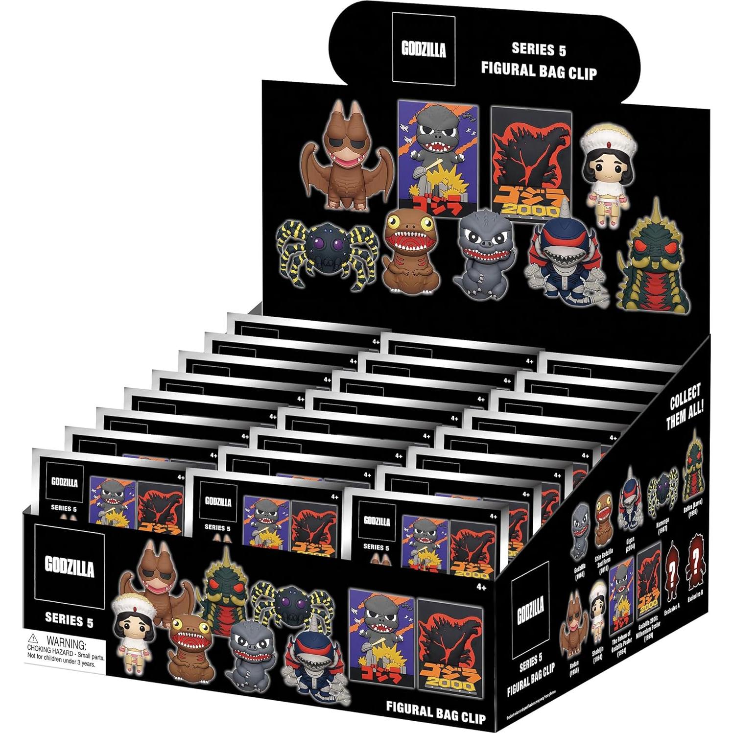 Clip de Bolsa 3D Godzilla Monogram Internacional - Sorpresa