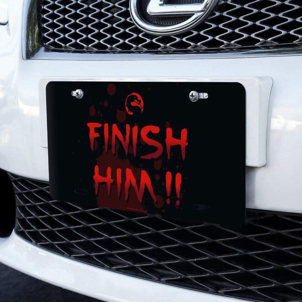 Placa de Matrícula Metal Mortal Kombat Klassic Graphics & More