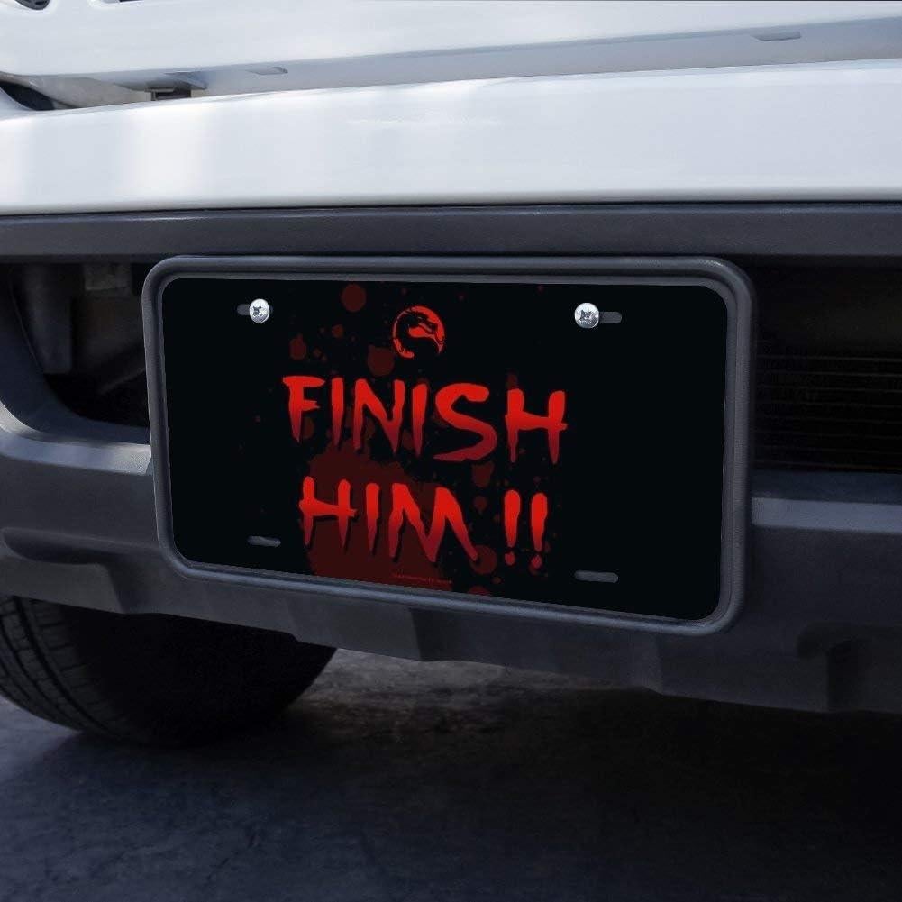 Placa de Matrícula Metal Mortal Kombat Klassic Graphics & More