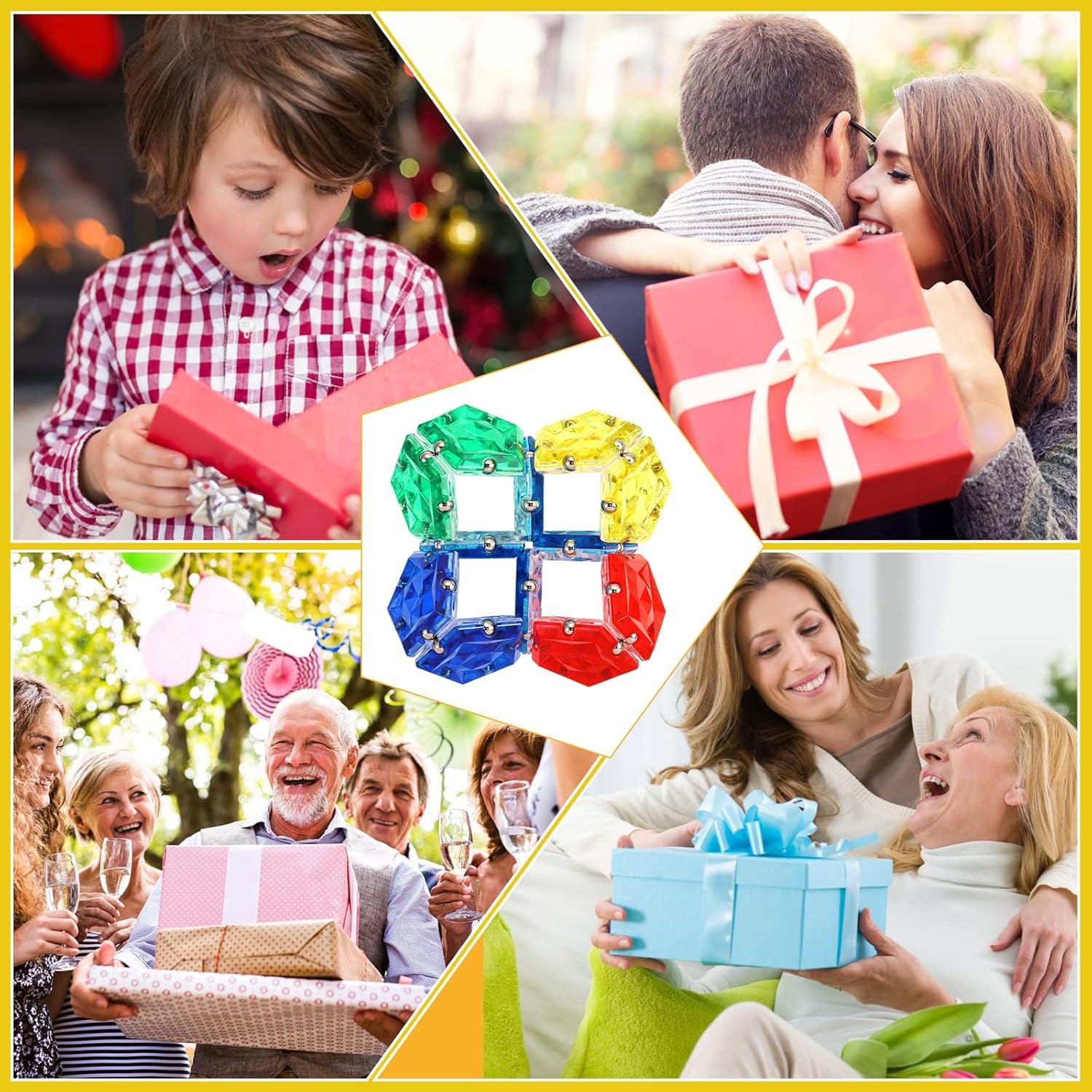 Esfera Magnética RoomyRoc - Set 12 Bolas Pentágonos - Dorado