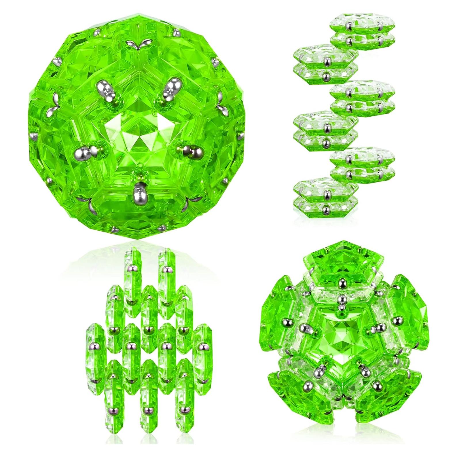 Esfera Magnética RoomyRoc - Set 12 Bolas Magnéticas Verde