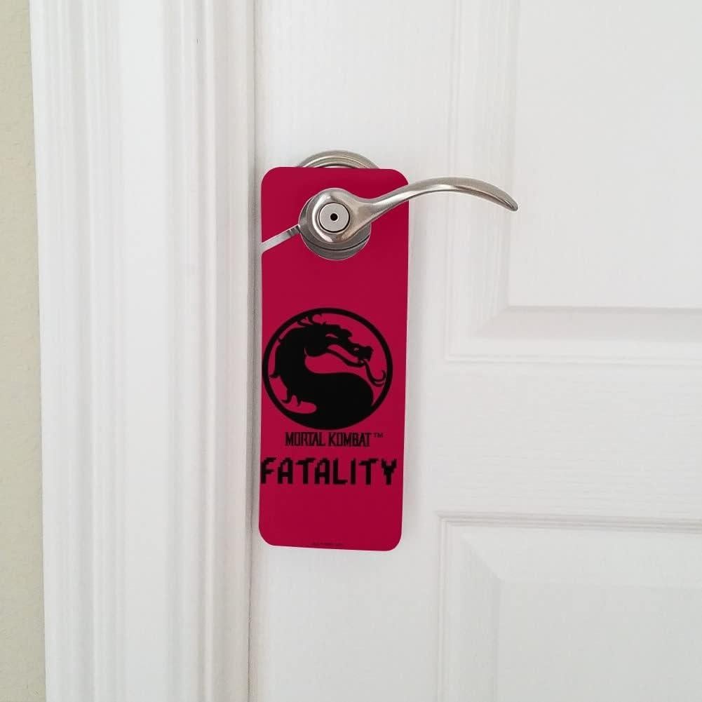 Colgador de Puerta Mortal Kombat Graphics & More 24x8.9cm