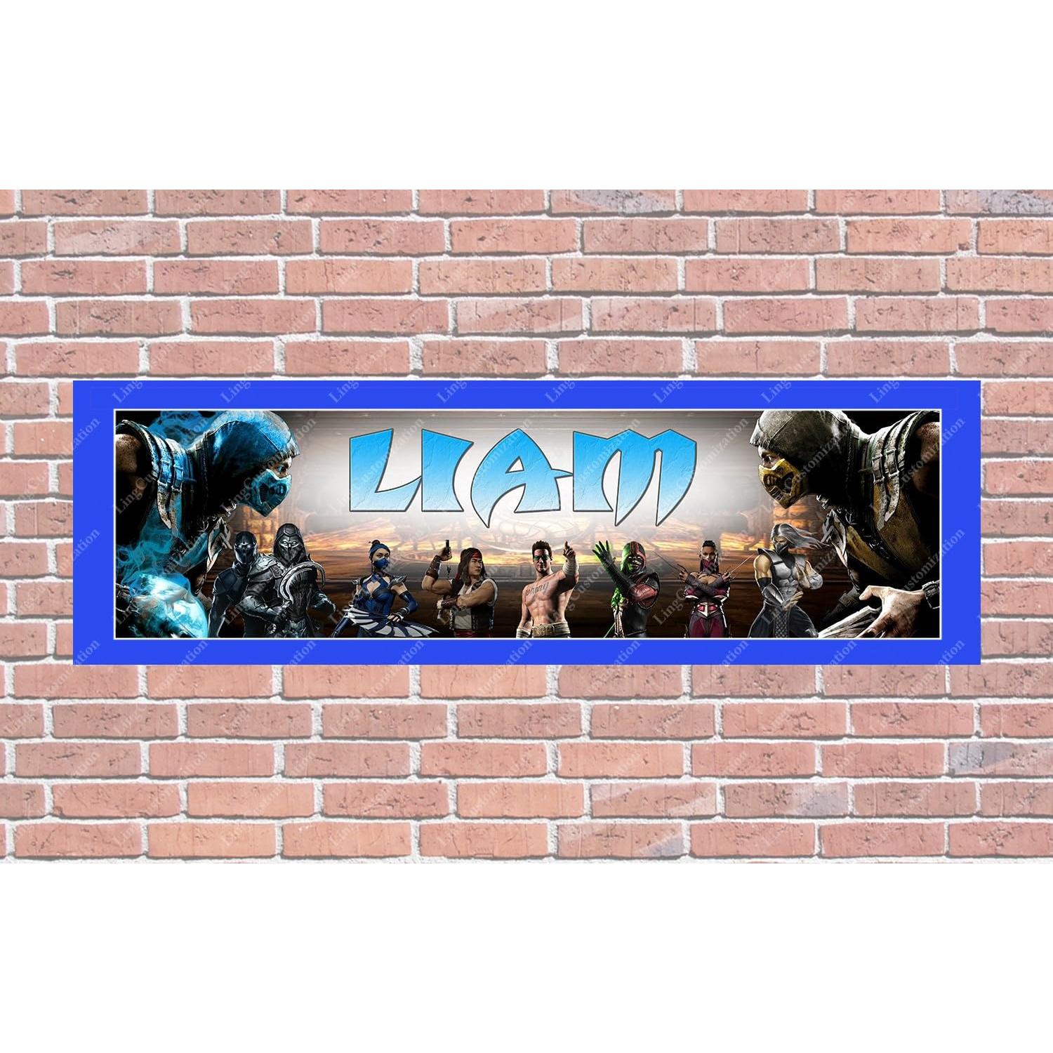 Póster Personalizado Guerrero Mortal Kombat 21.6x74.9cm