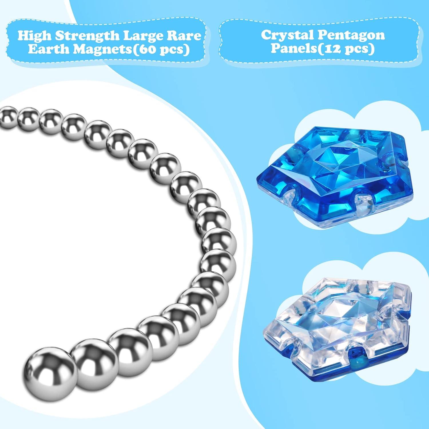 Esfera Magnética RoomyRoc - Set 12 Bolas Magnéticas Azul